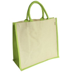 Sac réutilisable jute coton...